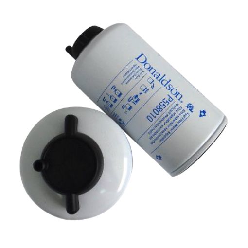 Immagine di p558010 fuel filter, water separator spin-on twist&drain