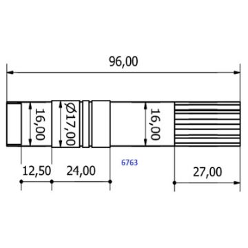 Immagine di 6763 albero pompa st 949