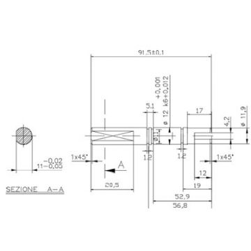 Immagine di 6668 albero pompa pm 15/t/s