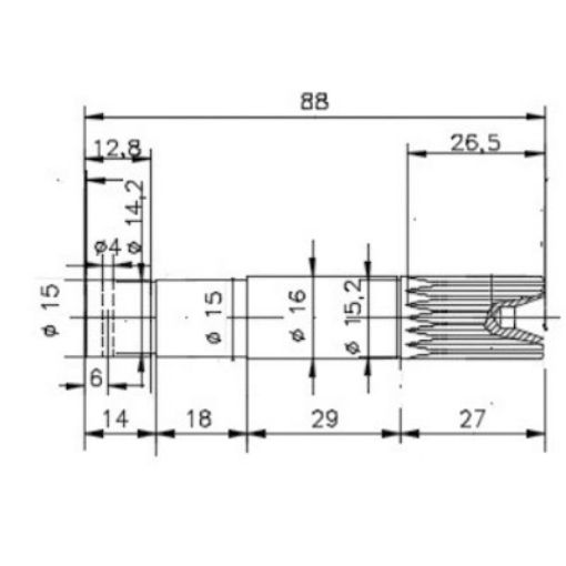 Immagine di 6416 ALBERO POMPA ST 170-270