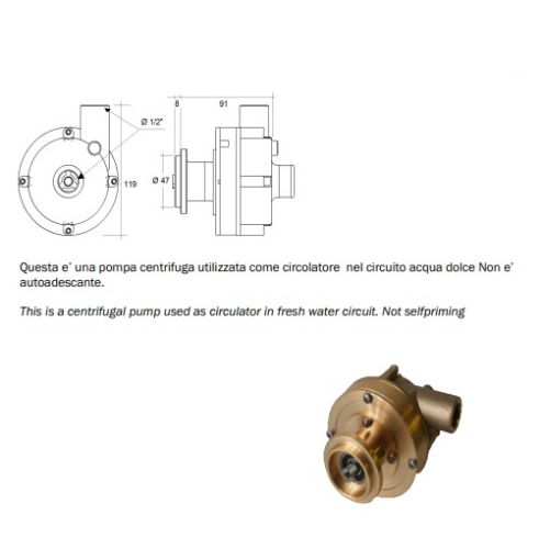 Immagine di 5705 POMPA CENTRIFUGA PC 60