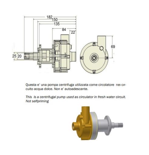 Immagine di 5736 POMPA CENTRIFUGA PC 60/ALT