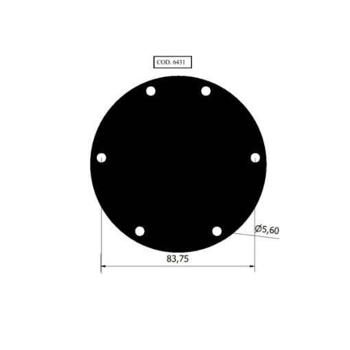 Immagine di 6431 COPERCHIO POMPA JH 10-13170