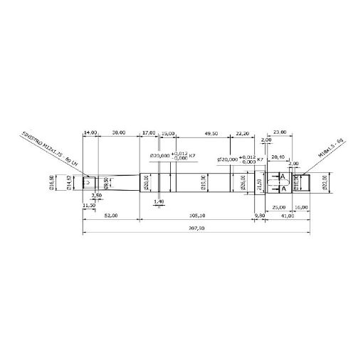 Immagine di 6136 albero pompa centr. steimel