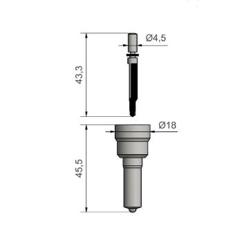 Immagine di RFBD00004 NOZZLE FOR MTU