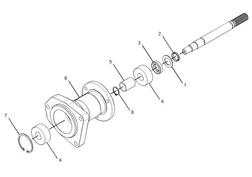 C18 MARINE ENGINE GEN 3485427 CORPO POMPA ACQUA MARE - IMC
