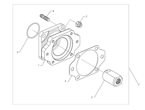 ZF325-1A - GRUPPO PTO SAE J744 SIZE B - IMC