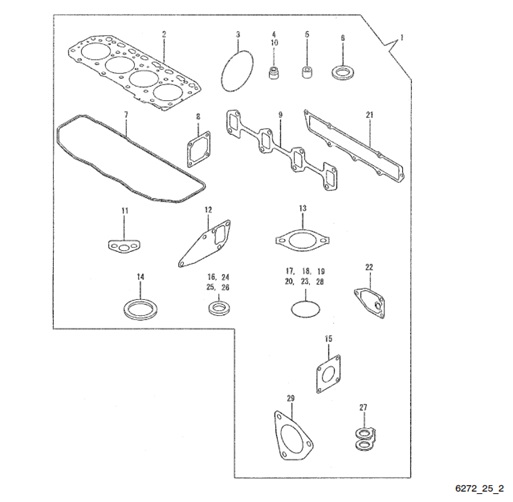 24EOZD-TP6272_25_2-Gasket-Set