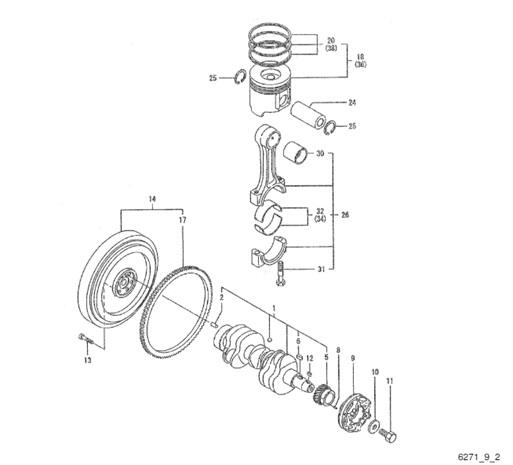11.5EFOZD-TP6271_9_2-Crankshaft-and-Flywheel,-continued