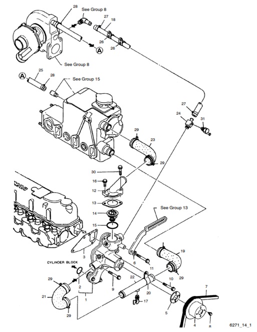 15.5EOZD-TP6271_14_1-Cooling-Freshwater-Pump