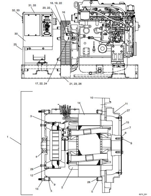 23EFOZD-TP6273_201-Generator-and-Mounting