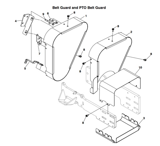 MDKBS-MDKBP/R/S-BG-PBG-BELT-GUARD-AND-PTO-BELT-GUARD