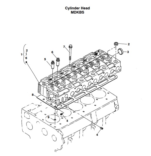 MDKBS-MDKBP/R/S-CH2-CYLINDER-HEAD-MDKBS