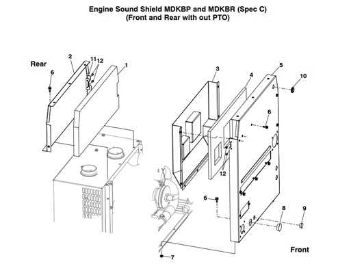 MDKBR-MDKBP/R/S-ESS9-ENGINE-SOUND-SHIELD-MDKBP-AND-MDKBR-(SPEC-C)-(FRONT-AND-REAR-WITH-OUT-PTO)