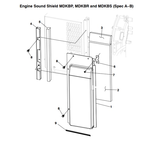 MDKBS-MDKBP/R/S-ESS3-ENGINE-SOUND-SHIELD-MDKBP,-MDKBR-AND-MDKBS-(SPEC-A-B)