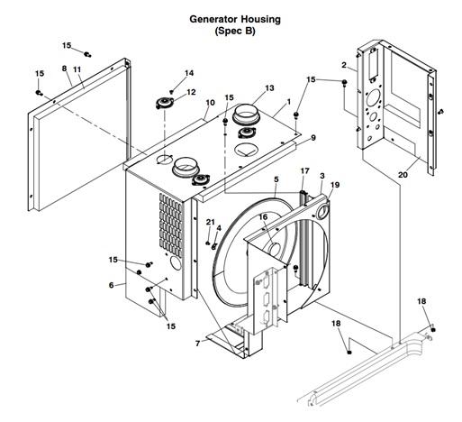 MDKBS-MDKBP/R/S-GH2-GENERATOR-HOUSING-(SPEC-B)