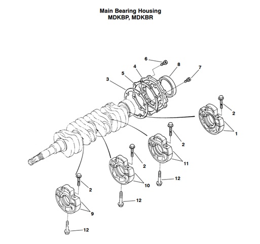 MDKBP-MDKBP/R/S-MBH1-MAIN-BEARING-HOUSING-MDKB,-MDKBR