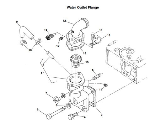 MDKBP-MDKBP/R/S-WOF-WATER-OUTLET-FLANGE