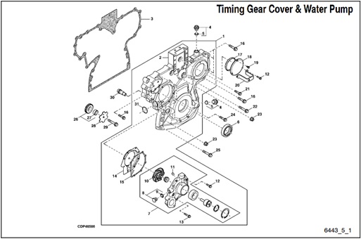 33EFOZDJ-4412-Timing-Gear-Cover-&-Water-Pump-6443_5_1