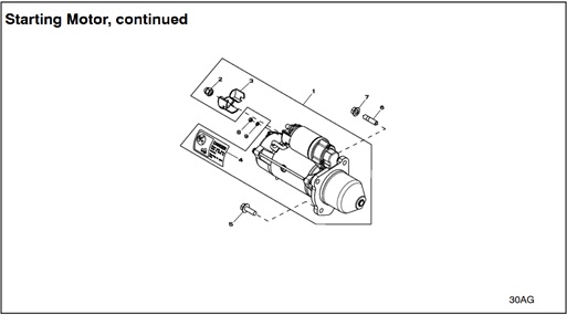 45EFOZDJ-30AG-Starting-Motor,-continued