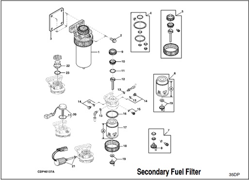 45EFOZDJ-35DP-Secondary-Fuel-Filter