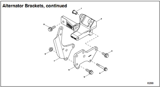 45EFOZDJ-6288-Alternator-Brackets,-continued