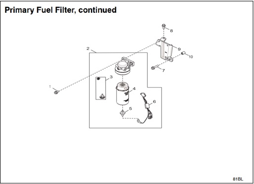 45EFOZDJ-81BL-Primary-Fuel-Filter,-continued