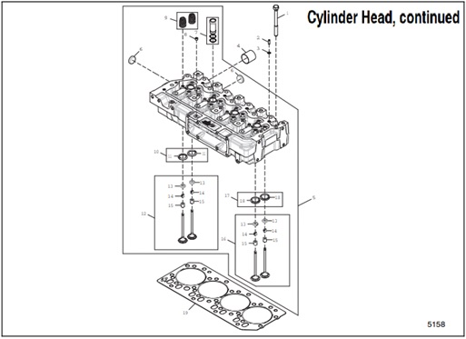 80EOZDJ-5158-Cylinder-Head,-continued