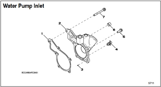 200EOZDJ-5711-Water-Pump-Inlet