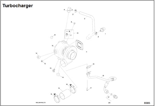 200EOZDJ-6565-Turbocharger