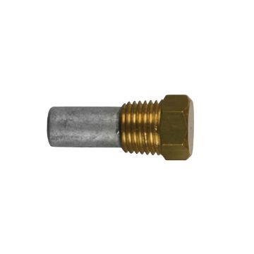 Immagine di 06011T ZF pencil anode Ø15 L.20 with brass plug M18x1,50