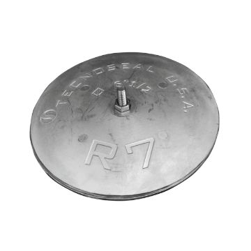 Immagine di R7 "R7 Rudder Zinc 6 1/2"" Dia in zinco"