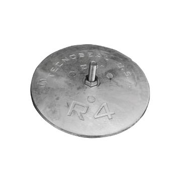 Immagine di R4 "R4 Rudder Zinc 5"" dia x 5/8"" in zinco"