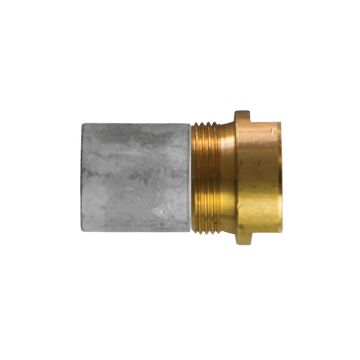 Immagine di 02011T/98 AIFO-FTP pencil anode Ø20 L.20 complete with brass plug th.28X1,50