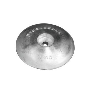 Immagine di 00103PAL Disc anode single Ø110mm Heavy in alluminio