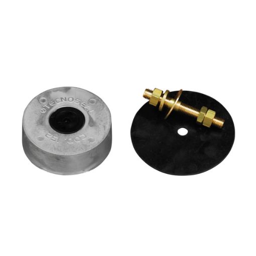 Immagine di 00153MG Disc anode for Stern 135*47 compl. w. plug, pad&bolt in magnesio