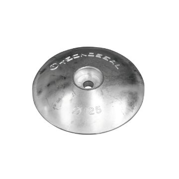 Immagine di 00104P Disc anode single Ø125mm Heavy in zinco