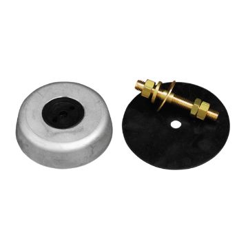 Immagine di 00154C Disc anode for Stern 120*35 compl. w. plug, pad&bolt in zinco