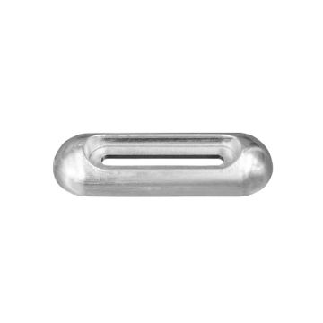 Immagine di 00269e bolt-on bar anode uk type - fairline 200x65x32 h.c.110 in zinco