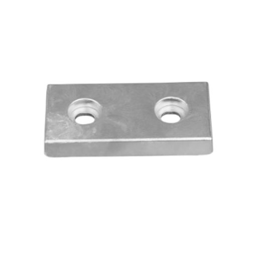 Immagine di 00238AL Bolt-on anode for Hull 210x100x30 H.C. 110 in alluminio