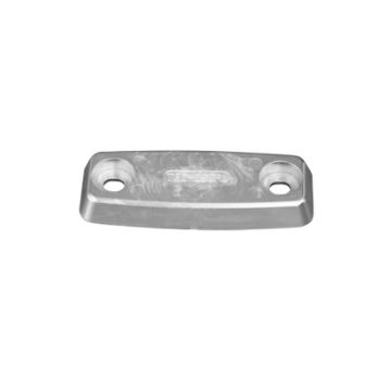 Immagine di 00223f bolt-on anode for hull 282x110x35 h.c. 200 in zinco