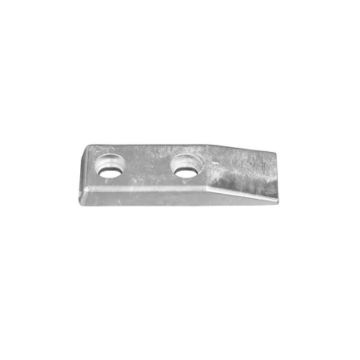 Immagine di 00230/AL Bolt-on anode for fastt Hull 210x70x25 H.C. 80 in alluminio