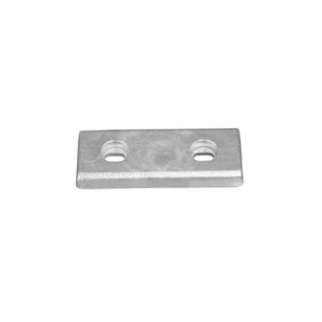 Immagine di 00236 Bolt-on anode for Hull 200x80x22 H.C. 110 in zinco