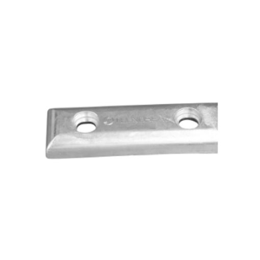 Immagine di 00244 Bolt-on anode for Hull 290x90x32 H.C. 160 in zinco