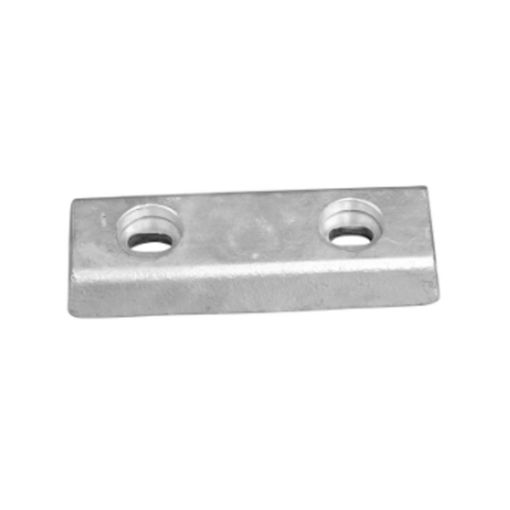 Immagine di 00265 Bolt-on anode for Hull 200x70x30 H.C. 110 in zinco