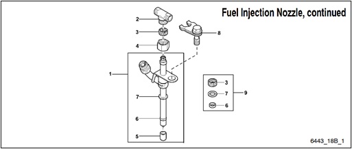 40EFOZDJ-168G-2-Fuel-Injection-Nozzle,-continued-6443_18B_1