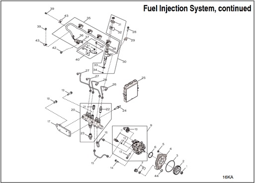 45EFOZDJ-16KA-Fuel-Injection-System,-continued