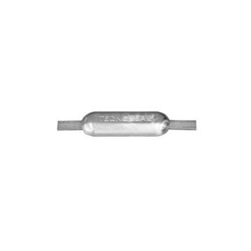 Immagine di 00302a bolt on anode 1,8kg with slotted holes h.c.250 in zinco