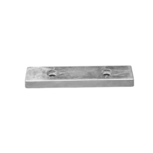 Immagine di 00275EAL Bolt-on bar commercial anode 455X105X35 H.C. 230 in alluminio