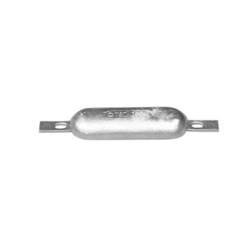 Immagine di 00303FERRETTI Bolt on anode 2,2kg with slotted holes H.C. 230 in zinco